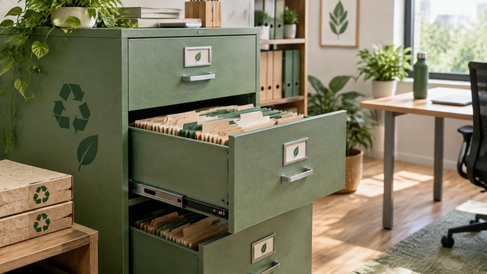 eco friendly filing cabinet